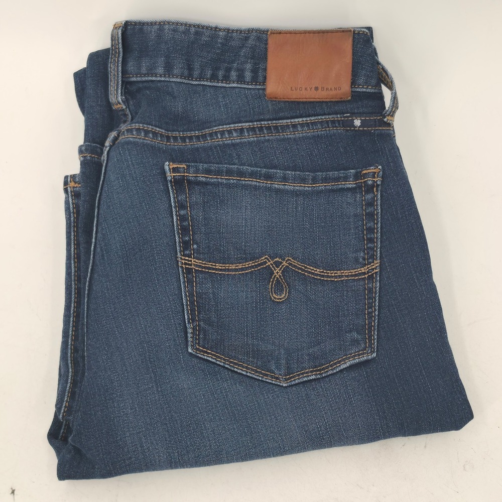 Lucky Brand Lolita Boot Jeans Womens 6/28 R Blue Medium Wash Bootcut Mid Rise